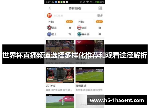世界杯直播频道选择多样化推荐和观看途径解析