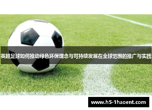 英超足球如何推动绿色环保理念与可持续发展在全球范围的推广与实践